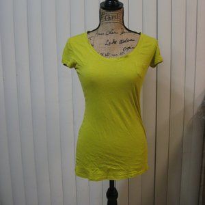 NWOT New York & Company green t shirt top XS extra small